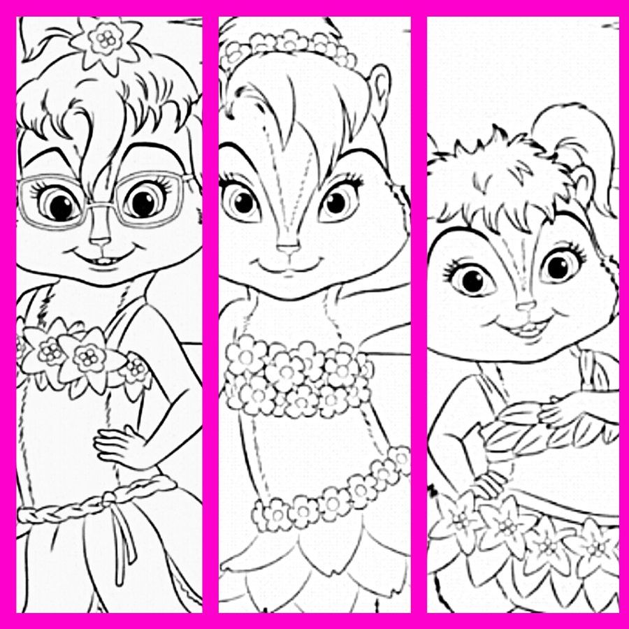 Chipettes Chipwrecked Coloring by Yanamaisarah4 on DeviantArt