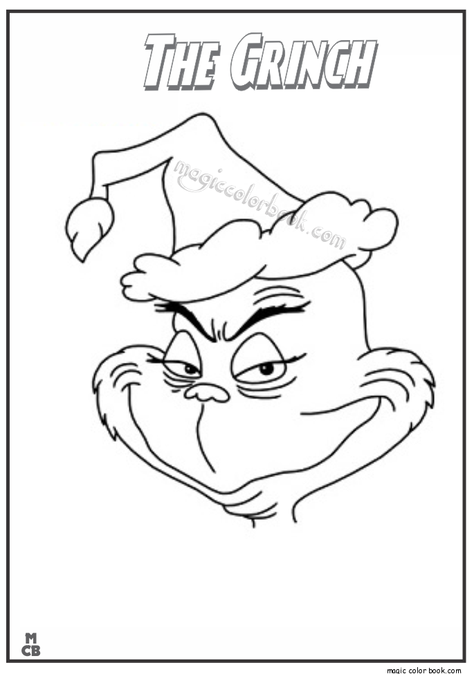 The Grinch Coloring Pages Printable - Coloring Home
