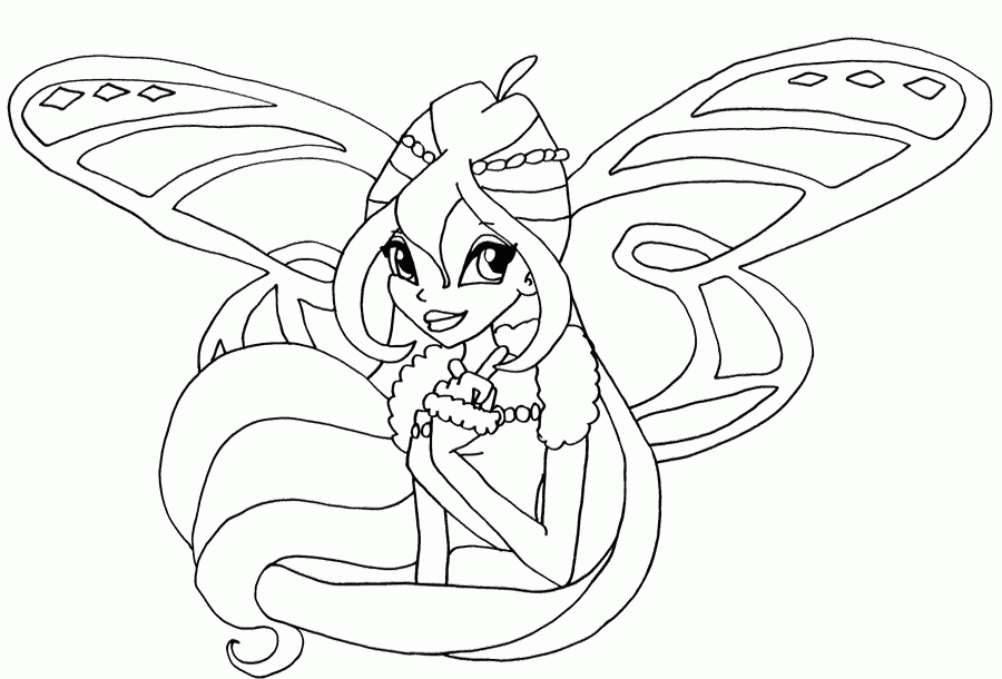 Prowess Free Printable Winx Club Coloring Pages For Kids, First ...