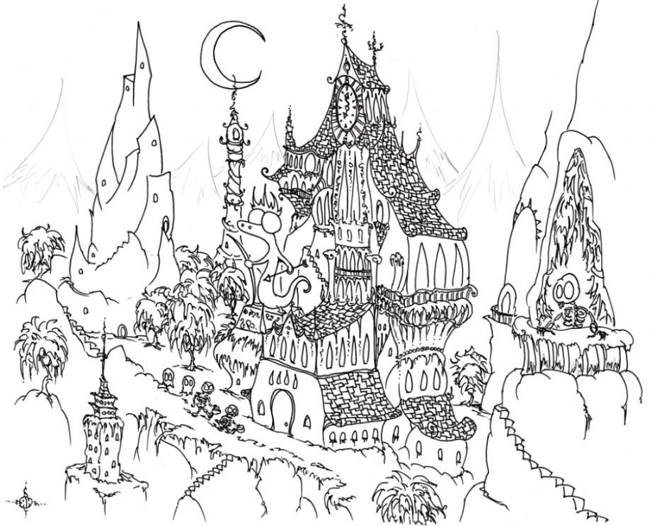 Halloween Adult Coloring Pages Coloring Home