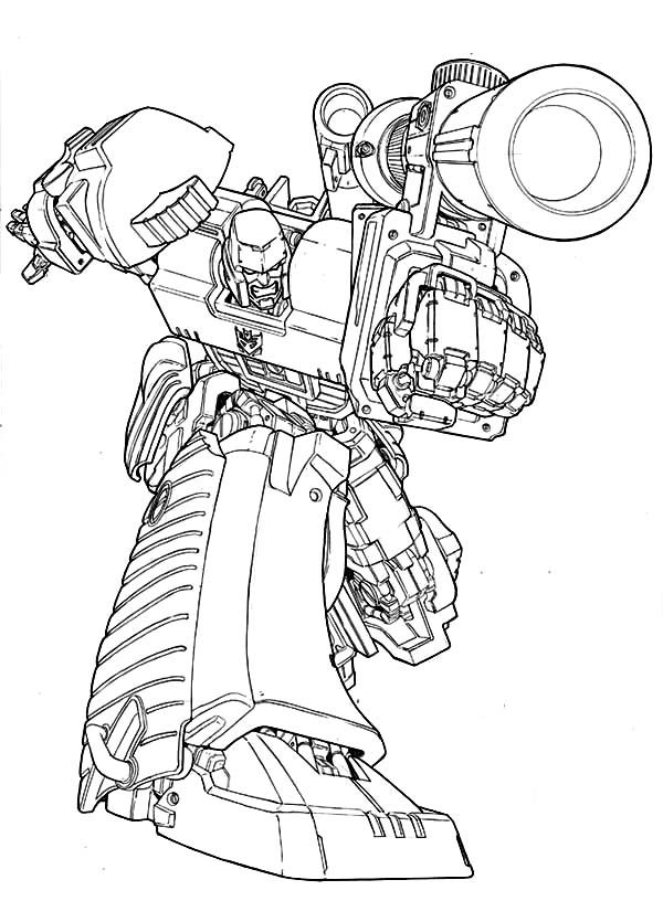 Megatron Coloring Page - Coloring Home
