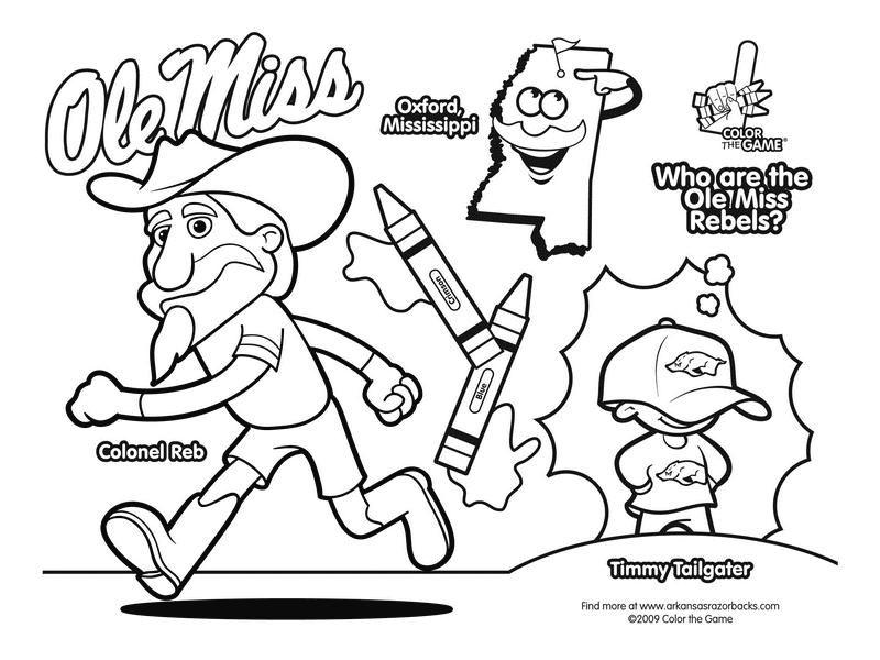 College Football Coloring Pages Lsu Tigers - Colorine.net | #24952