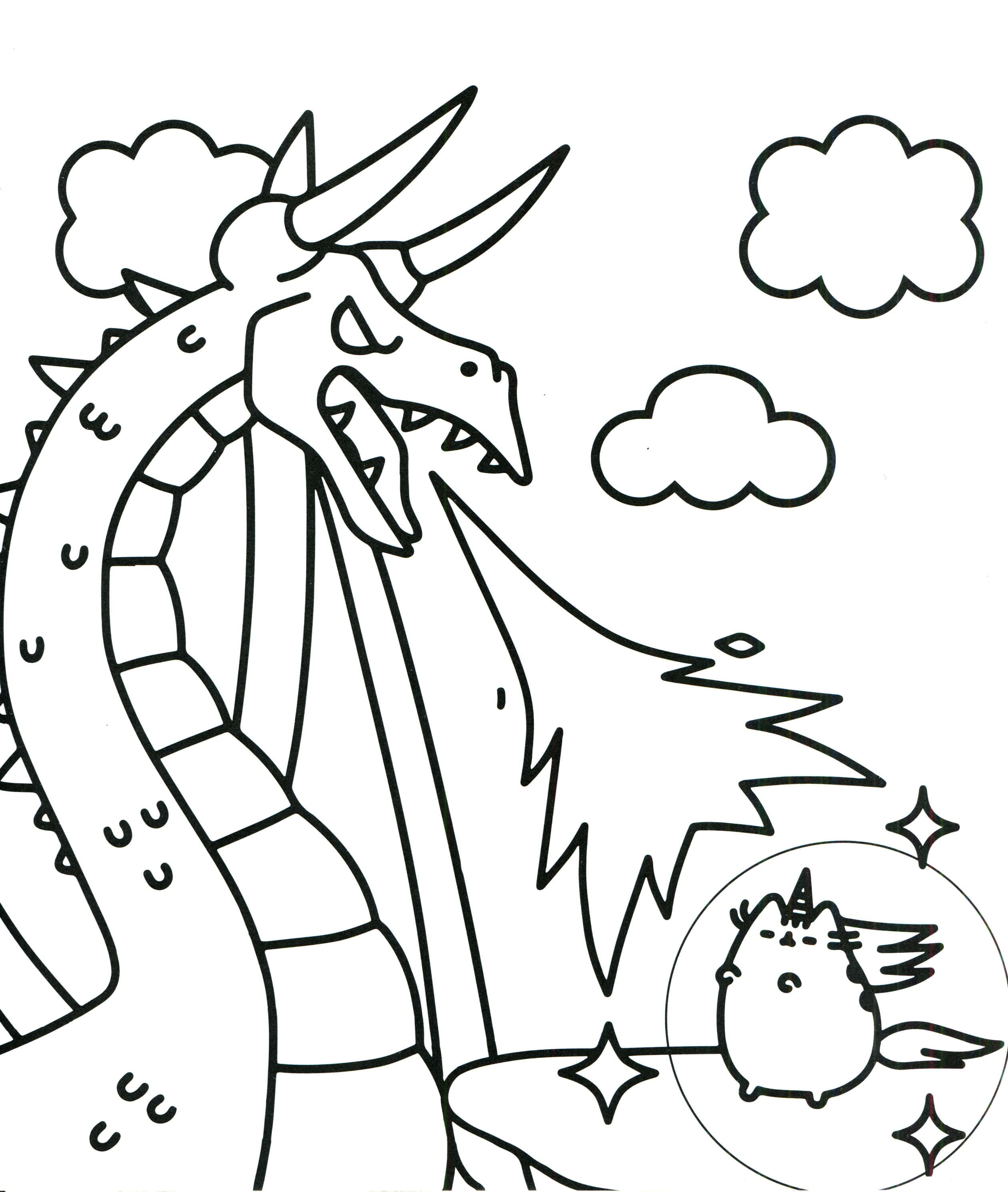 Pusheen Coloring Page Print Them Online For Free Coloring Home