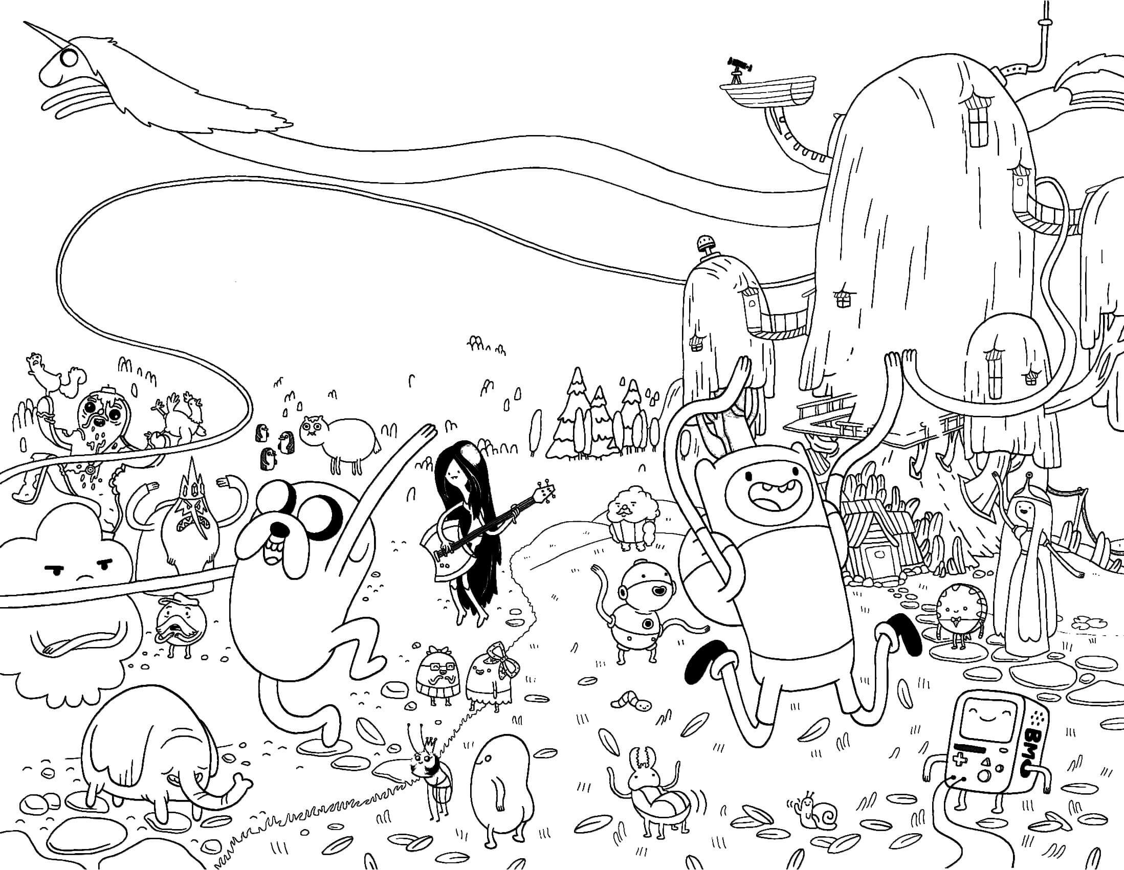 Adventure Time Coloring Pages4|free Printables - Coloring ...