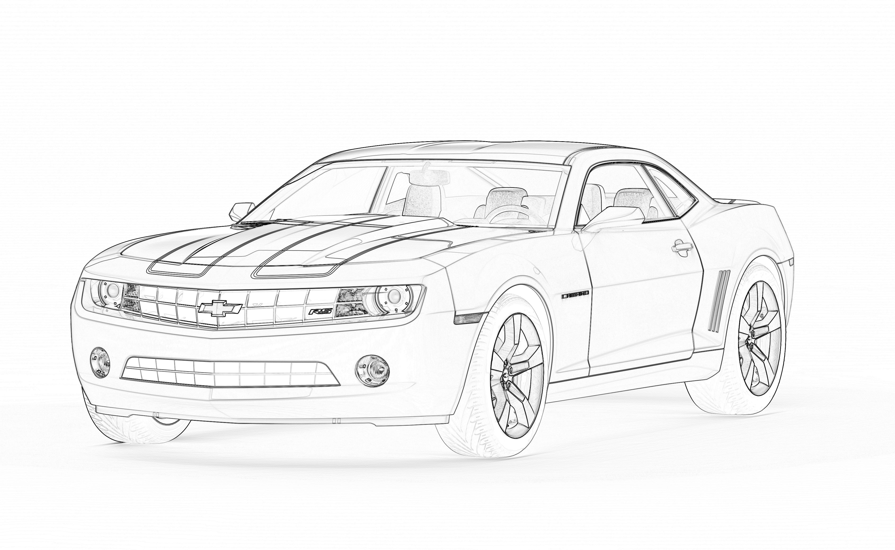 2010 Camaro Coloring Pages  Coloring Home