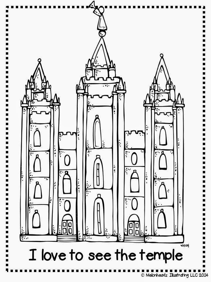Lds Temple Coloring Pages - Coloring Home