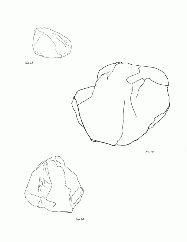 Minerals, rocks, coloring page