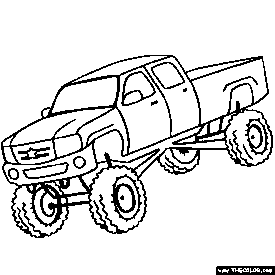 Delivery Truck Coloring Pages - Coloring Pages