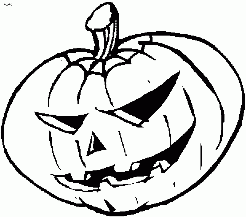 Jackolantern Coloring Pages Coloring Home