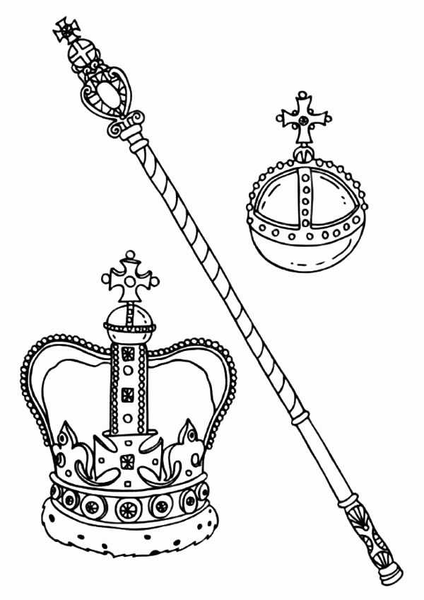 King Crowns Coloring Pages - Coloring Home