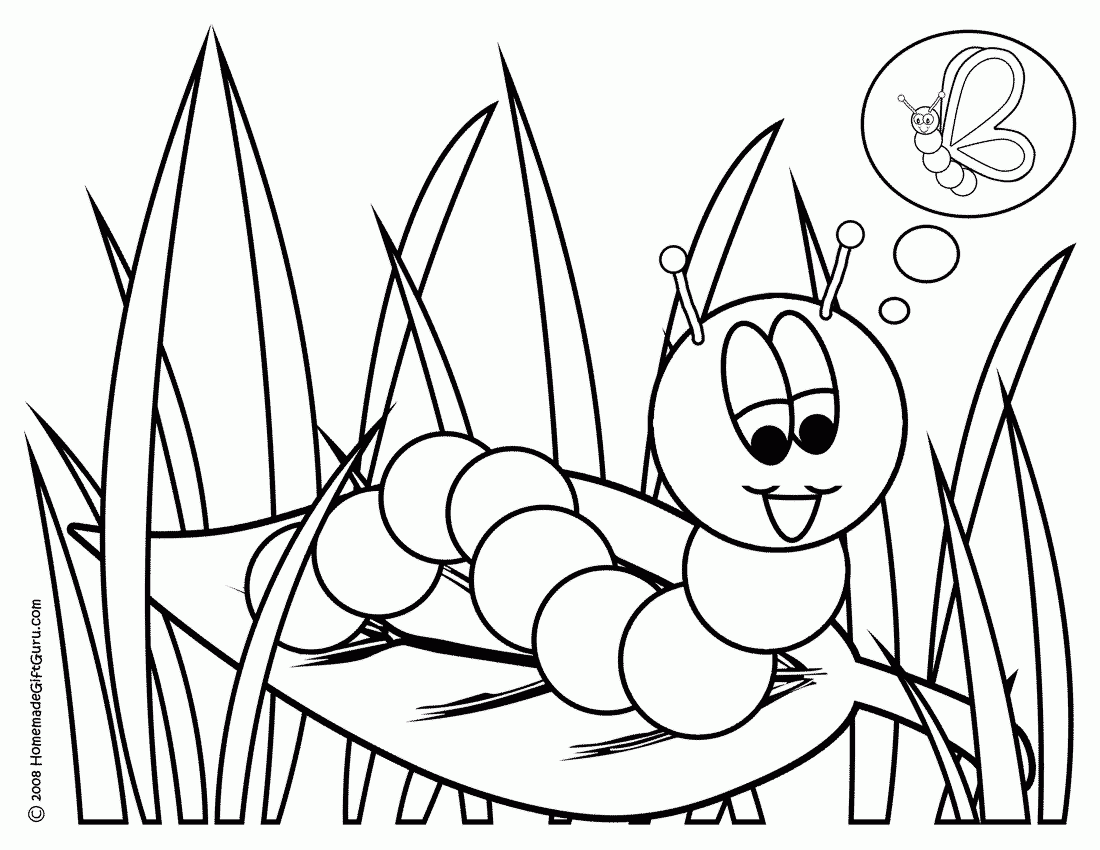 Caterpillar Coloring Page With Images Bug Pages Baby Einstein The Very  Hungry Sheet Free Blank – Dialogueeurope