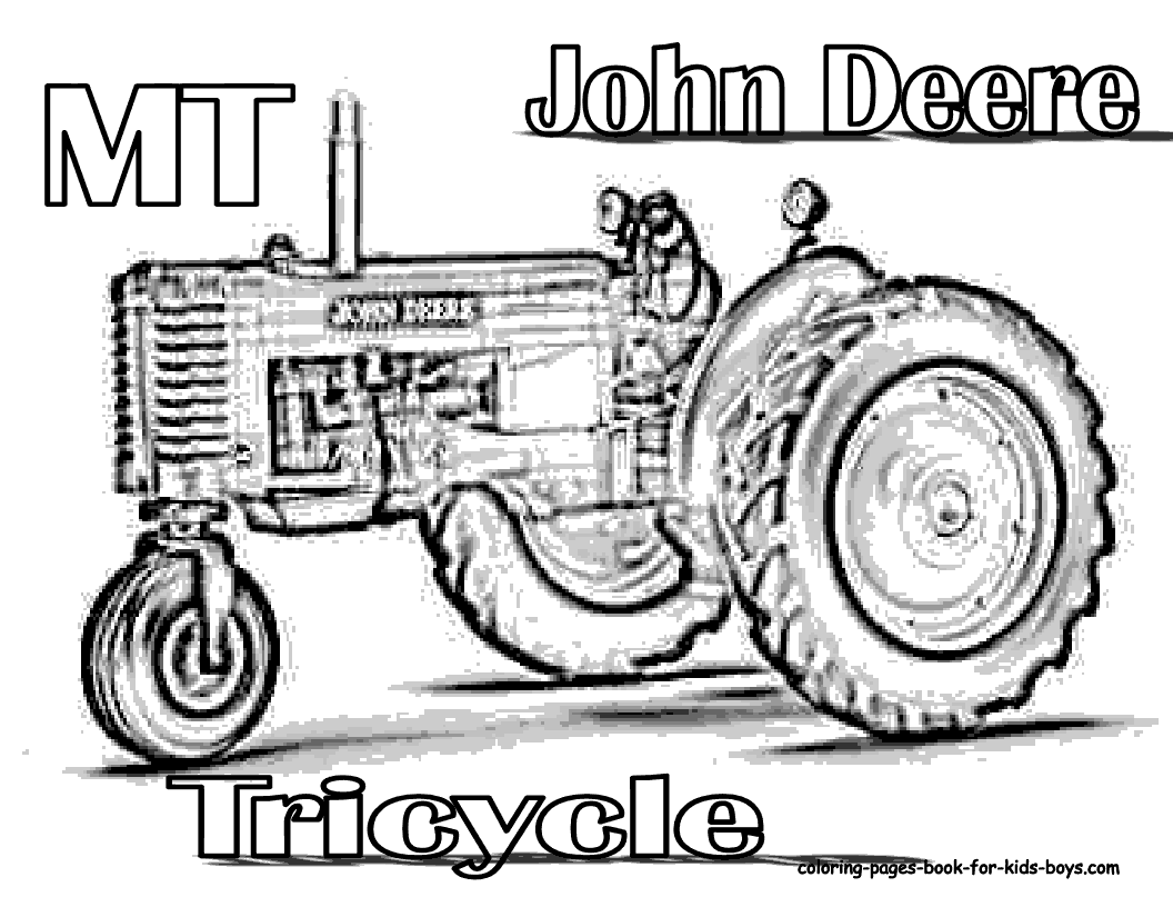 tractor coloring pages john deere  coloring home