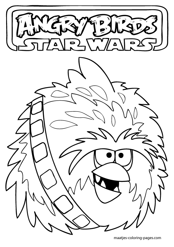 Angry Birds Star Wars Coloring Pages Printable - Coloring Home