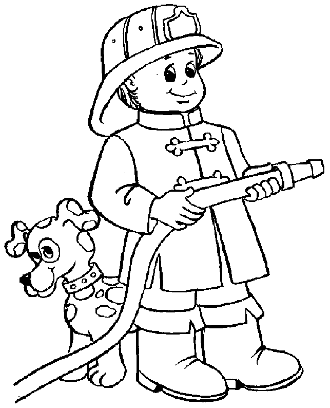 fireman coloring book - High Quality Coloring Pages