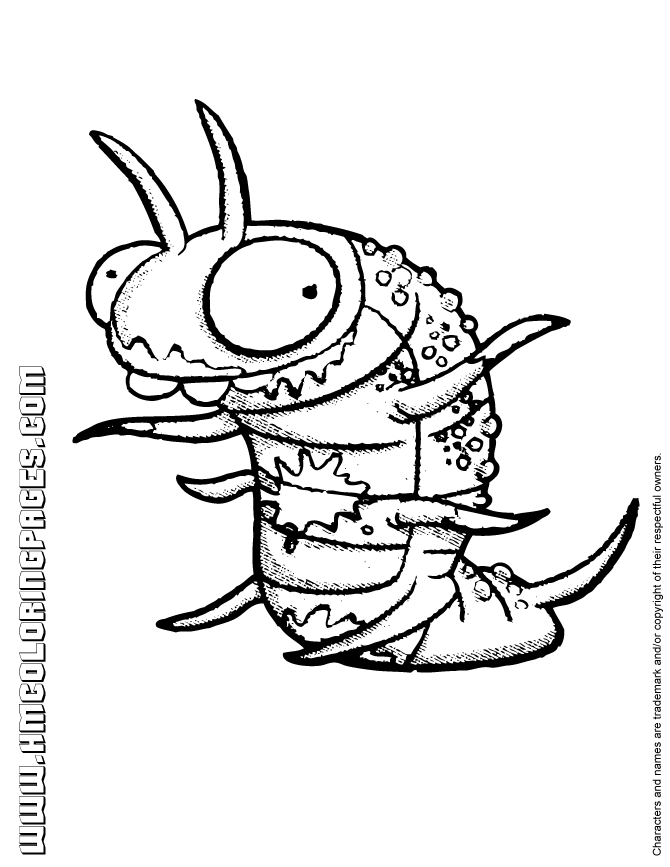 Trash Pack Coloring Page 4 | H & M Coloring Pages