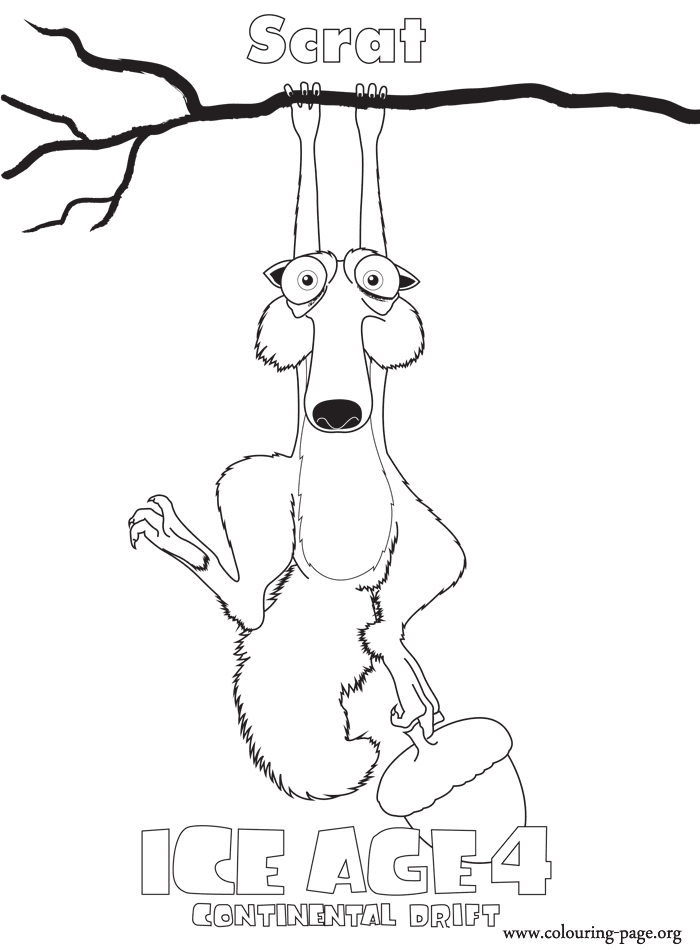 Coloring pages Â© Ice Age