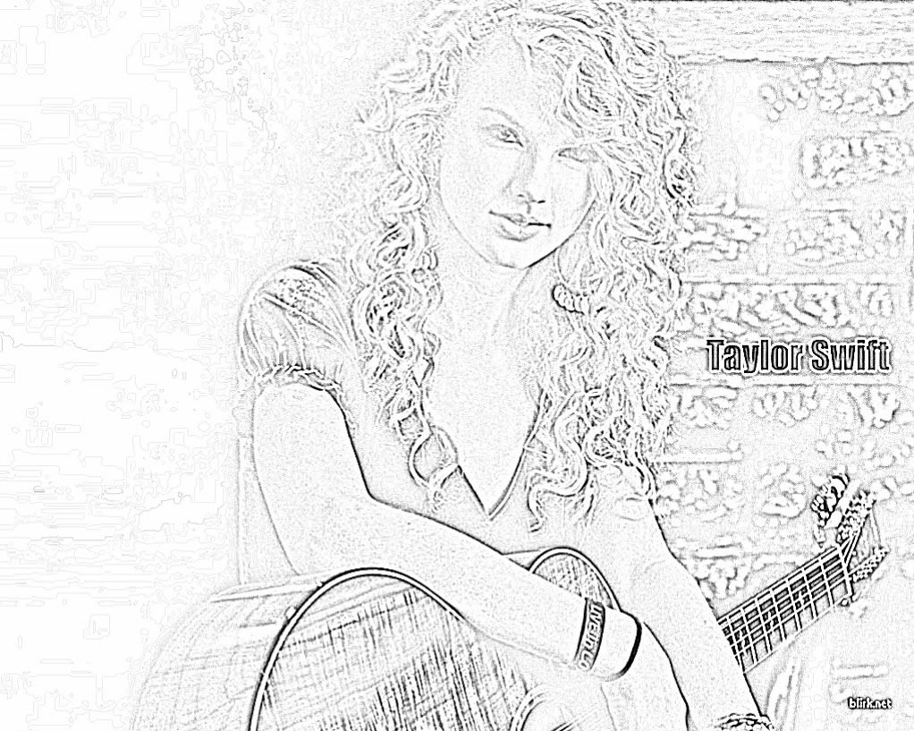 Taylor Swift Coloring Pages (17 Pictures) - Colorine.net | 18264