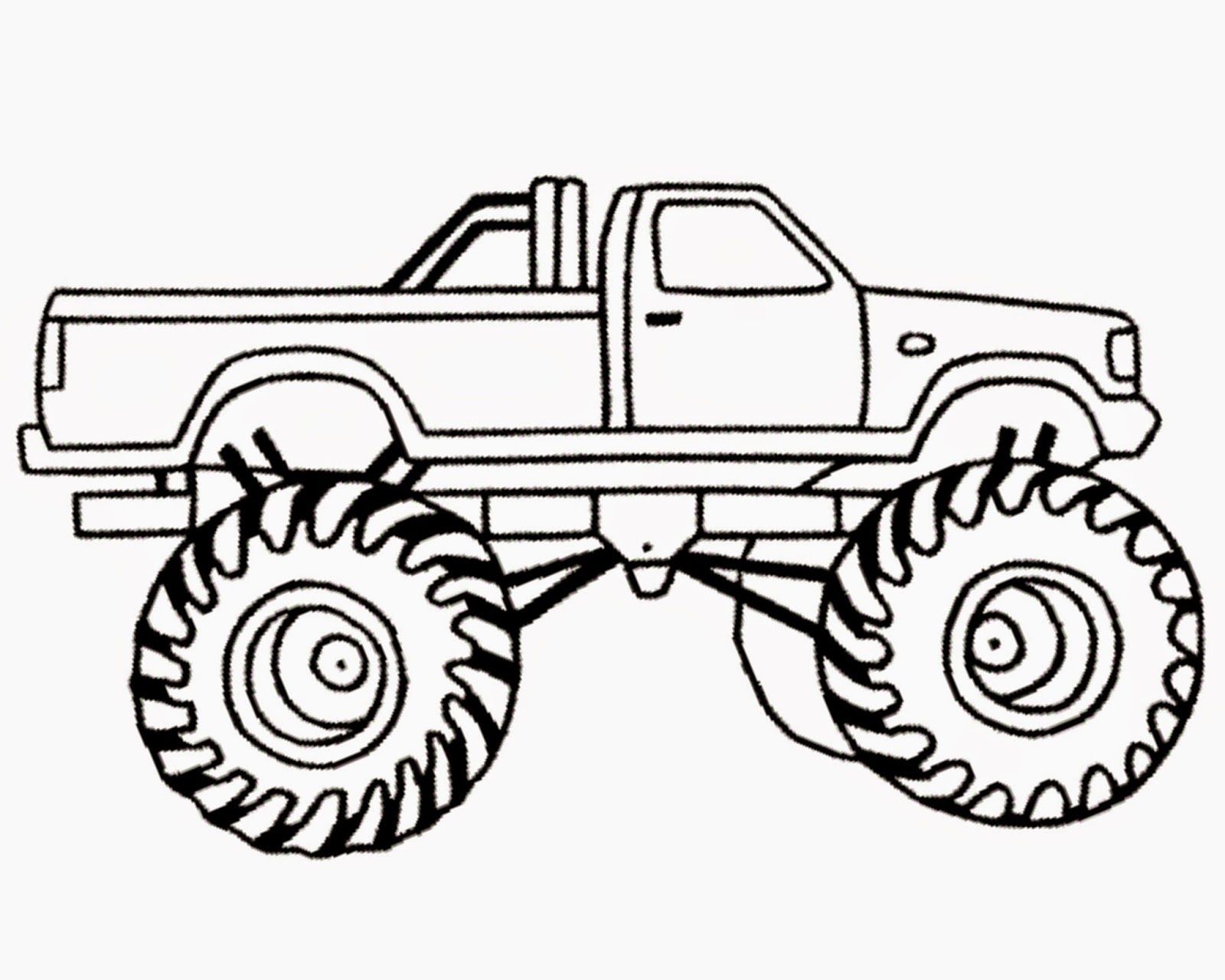 gallery of coloring pages draw a monster truck. el toro loco ...