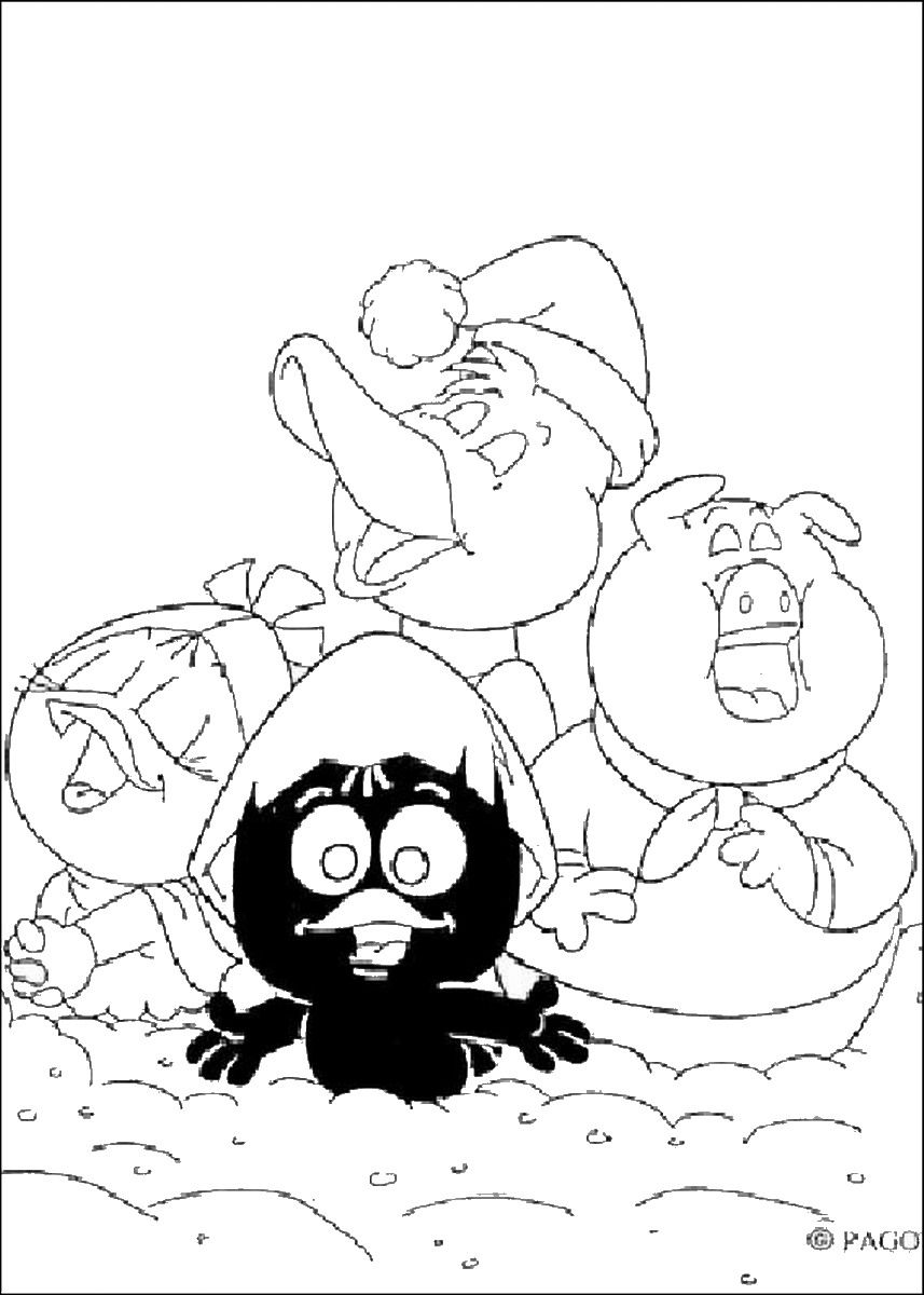 Calimero Coloring Pages