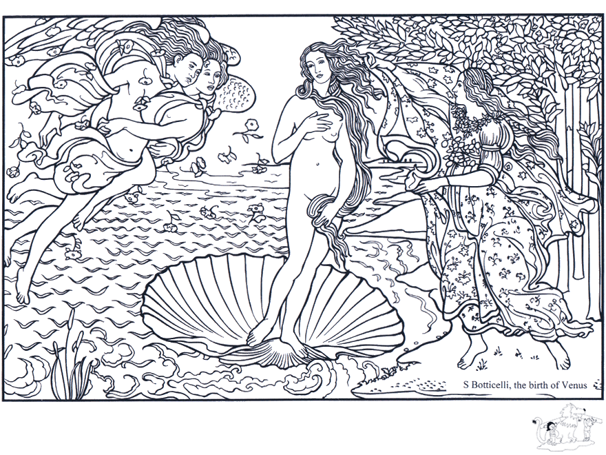 art coloring page