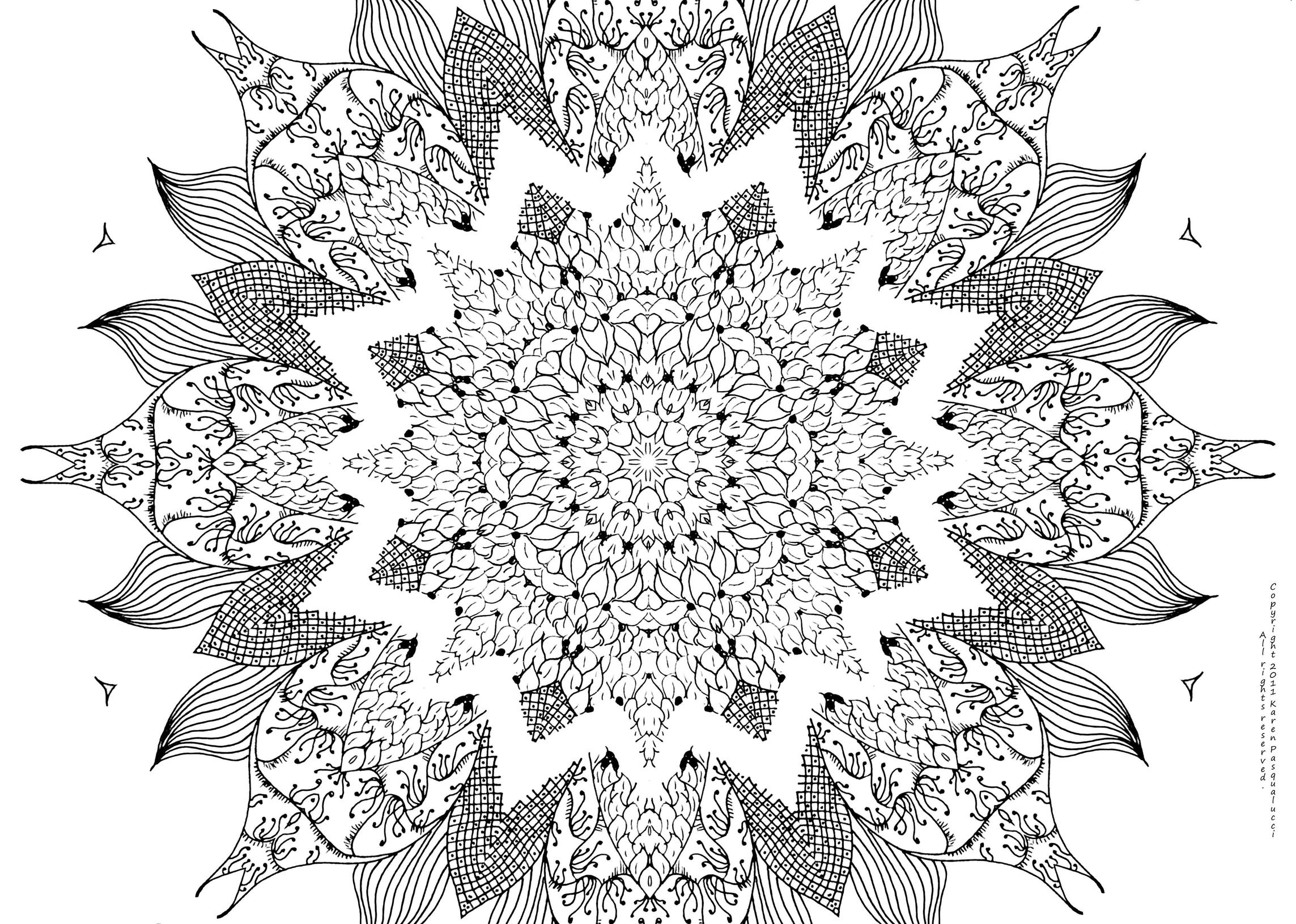 Mandala Coloring Pages For Adults (17 Pictures) - Colorine.net | 19800