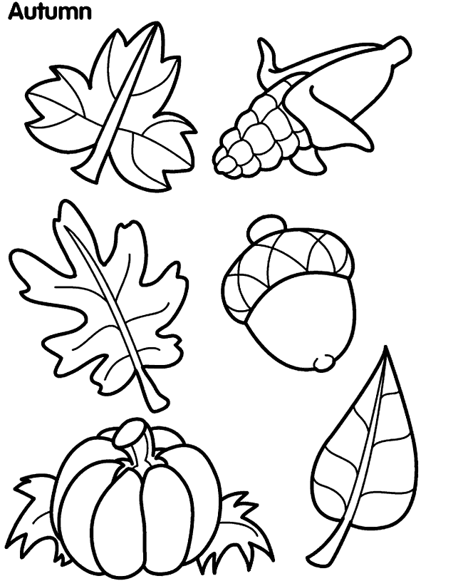 Autumn Coloring Pages For Preschoolers - Coloring Home