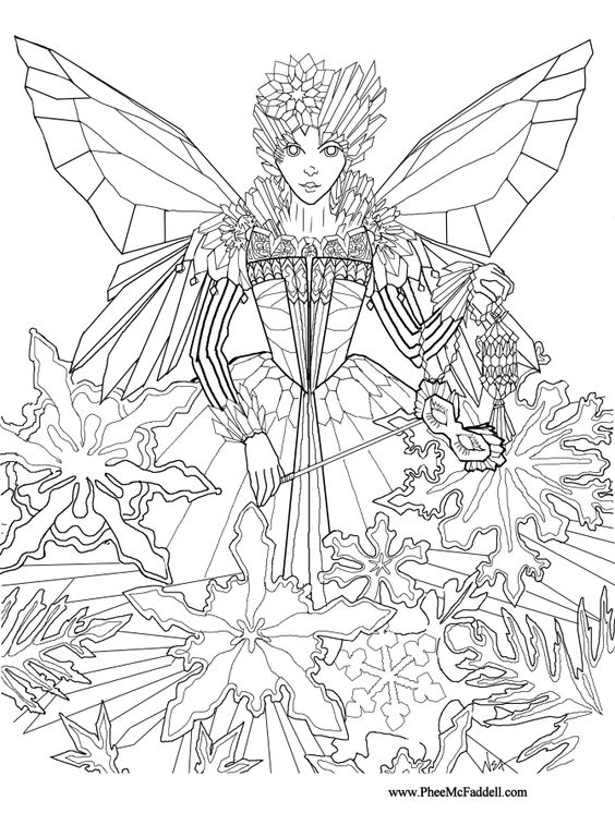 Realistic Fantasy Coloring Pages - Coloring Home