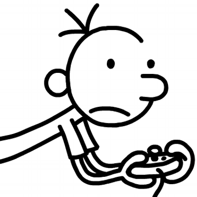 Diary of a wimpy kid coloring page
