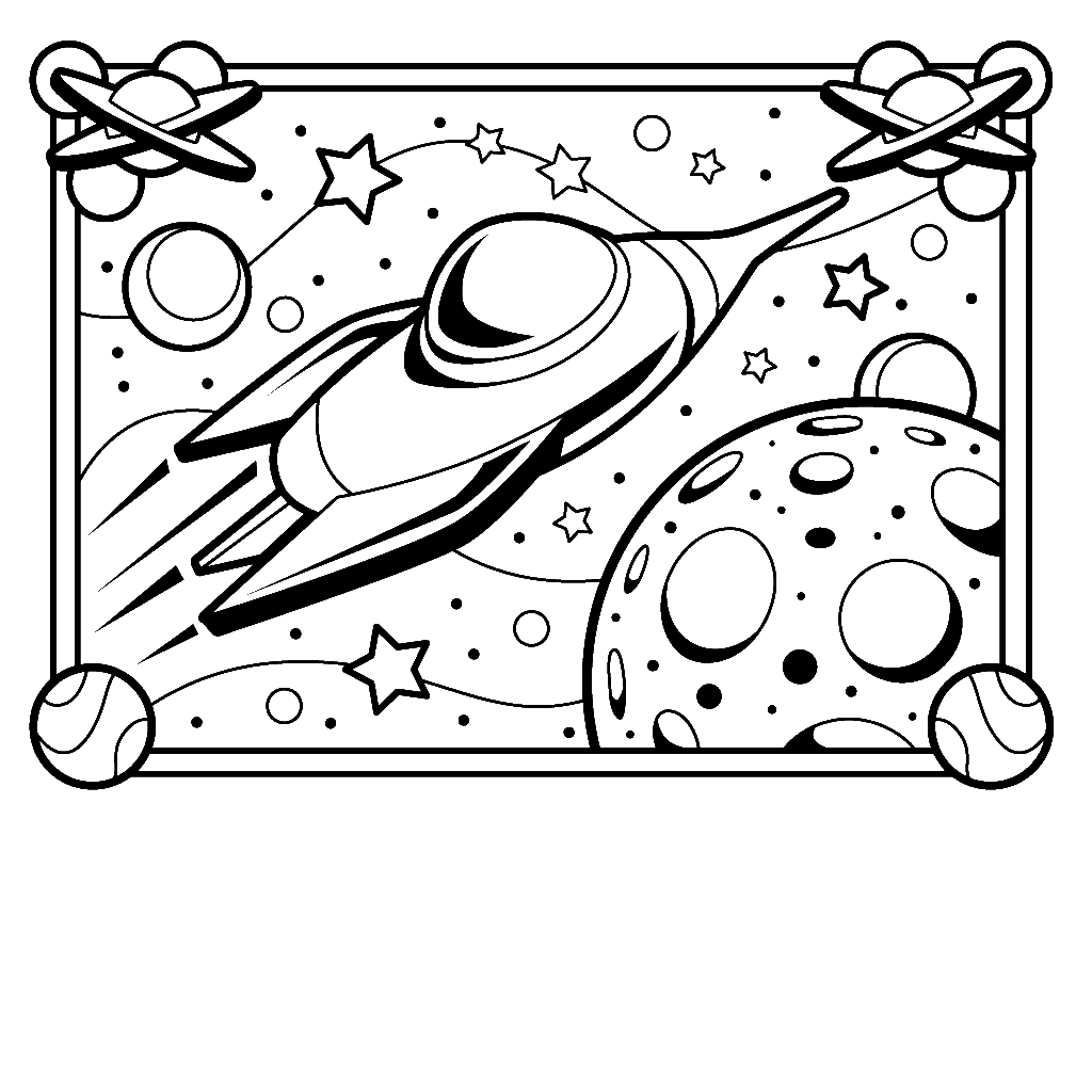 Space Coloring Pages Printable Coloring Home