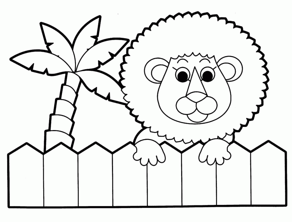 Cute Zoo Animal Coloring Pages - Coloring Home