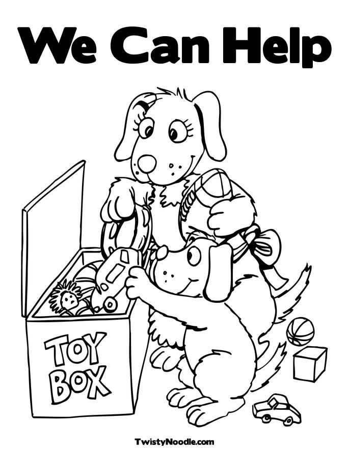 Of Kids Helping Others - Coloring Pages for Kids and for Adults