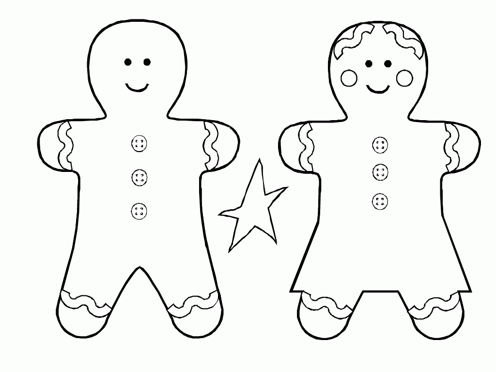 Coloring Pages Of Gingerbread Man Story Coloring Home