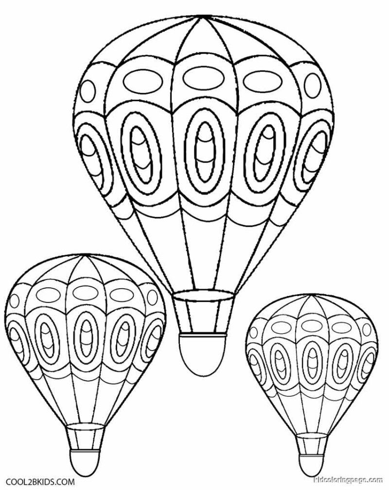 Free Printable Hot Air Balloon Coloring Pages Free Coloring 