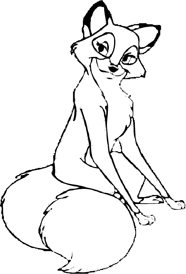 baby fox coloring pages to print - photo #28