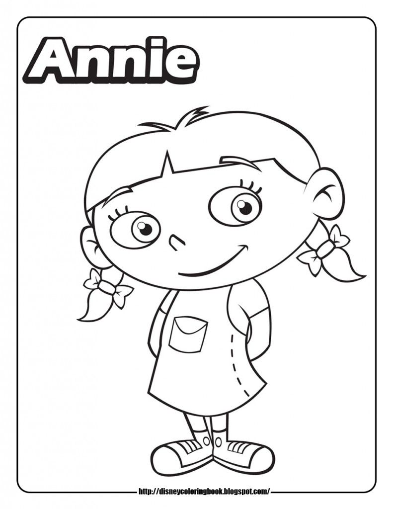 little einsteins coloring pages annie Cartoons