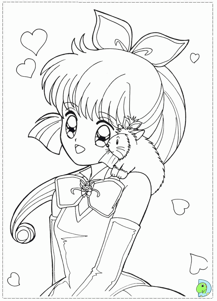 Coloring Pages Of Anime Cats : Best Photos Of Anime Fox Coloring Pages