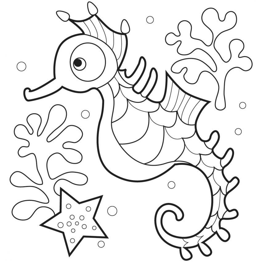 Starfish Coloring Pages - Pipress.net