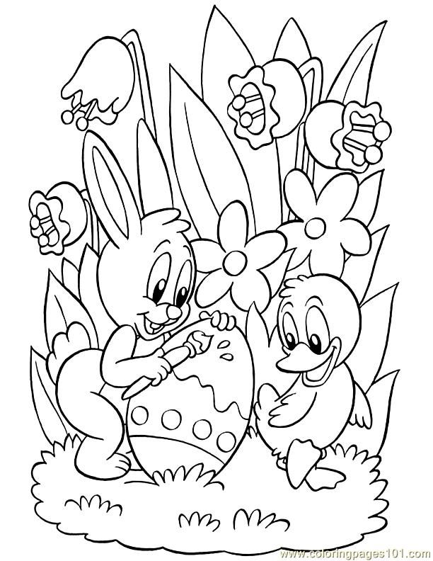Easter Coloring Pages Printable Free - Coloring Home