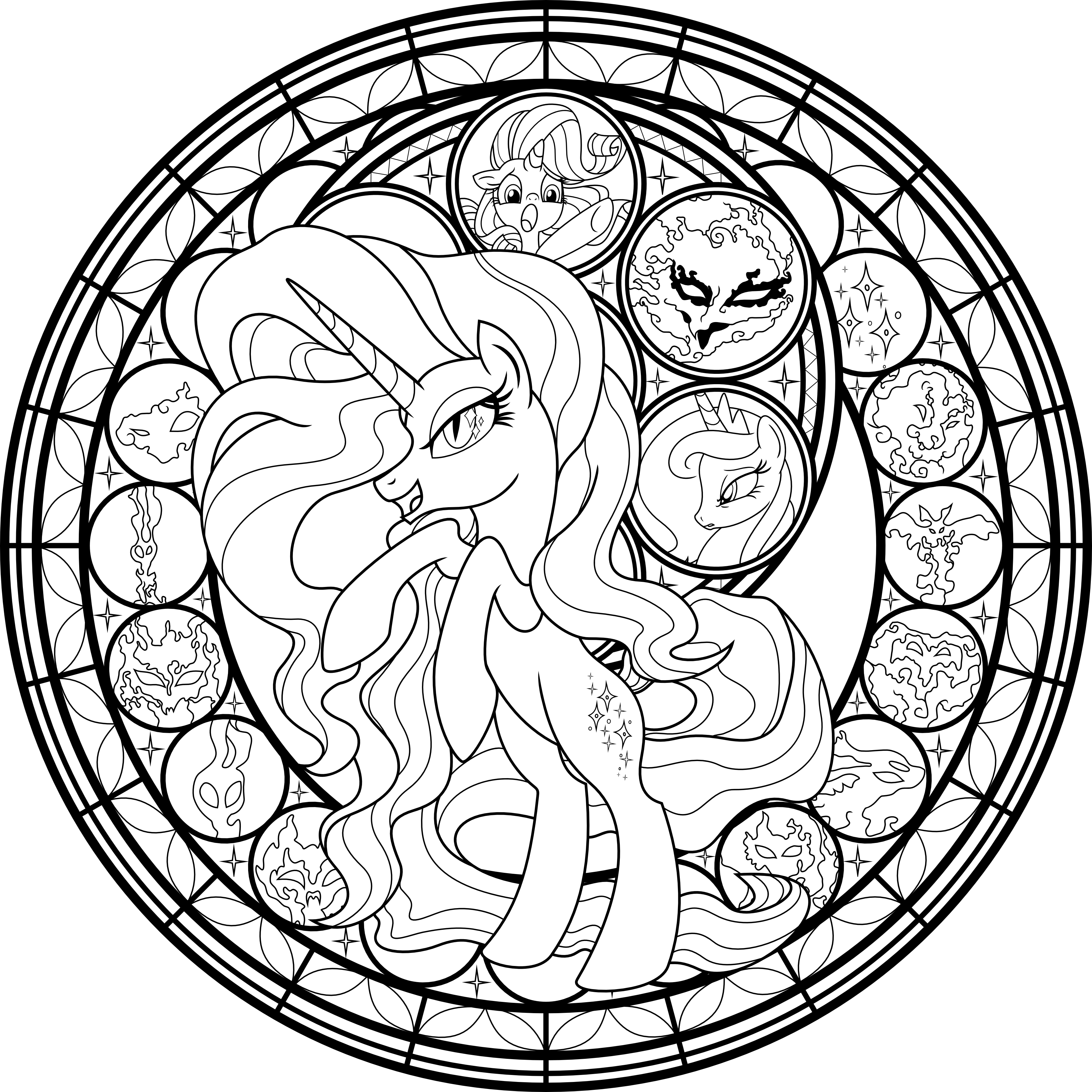 Free Coloring Pages Of My Little Pony Friendship Is Magic - Coloring Home