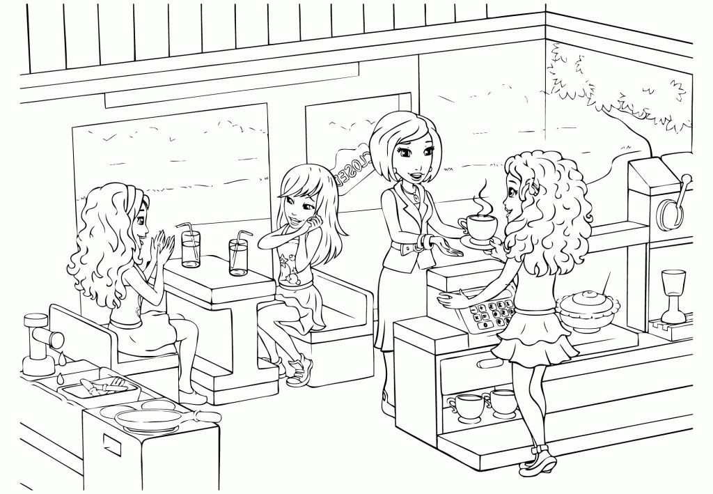 Lego Friends Coloring Pages Printable - Coloring Home