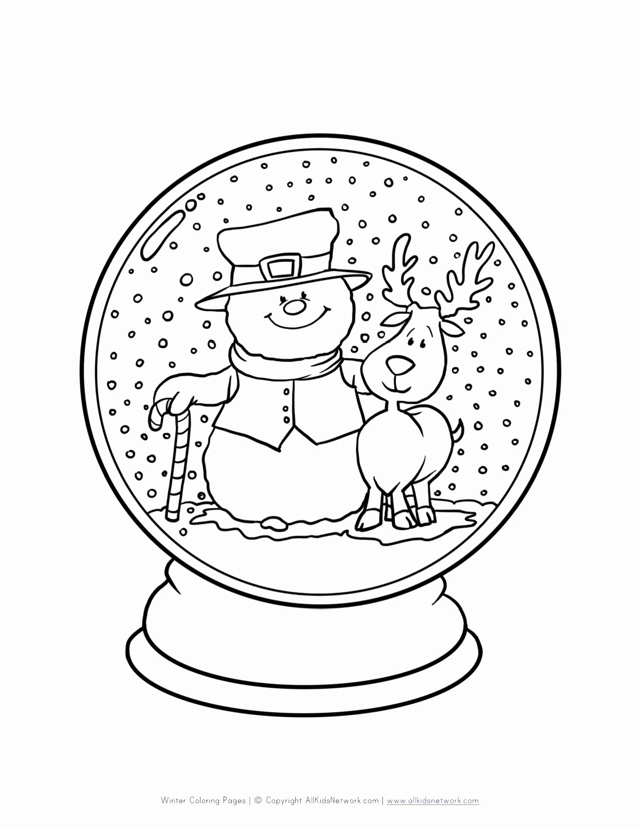 Snow Globe Coloring Sheets Luxury Snow Globe Drawing at Paintingvalley –  Meriwer Coloring