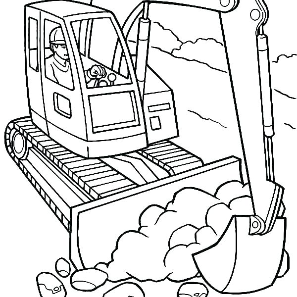 34 Construction Vehicle Coloring Pages - Free Printable Coloring Pages