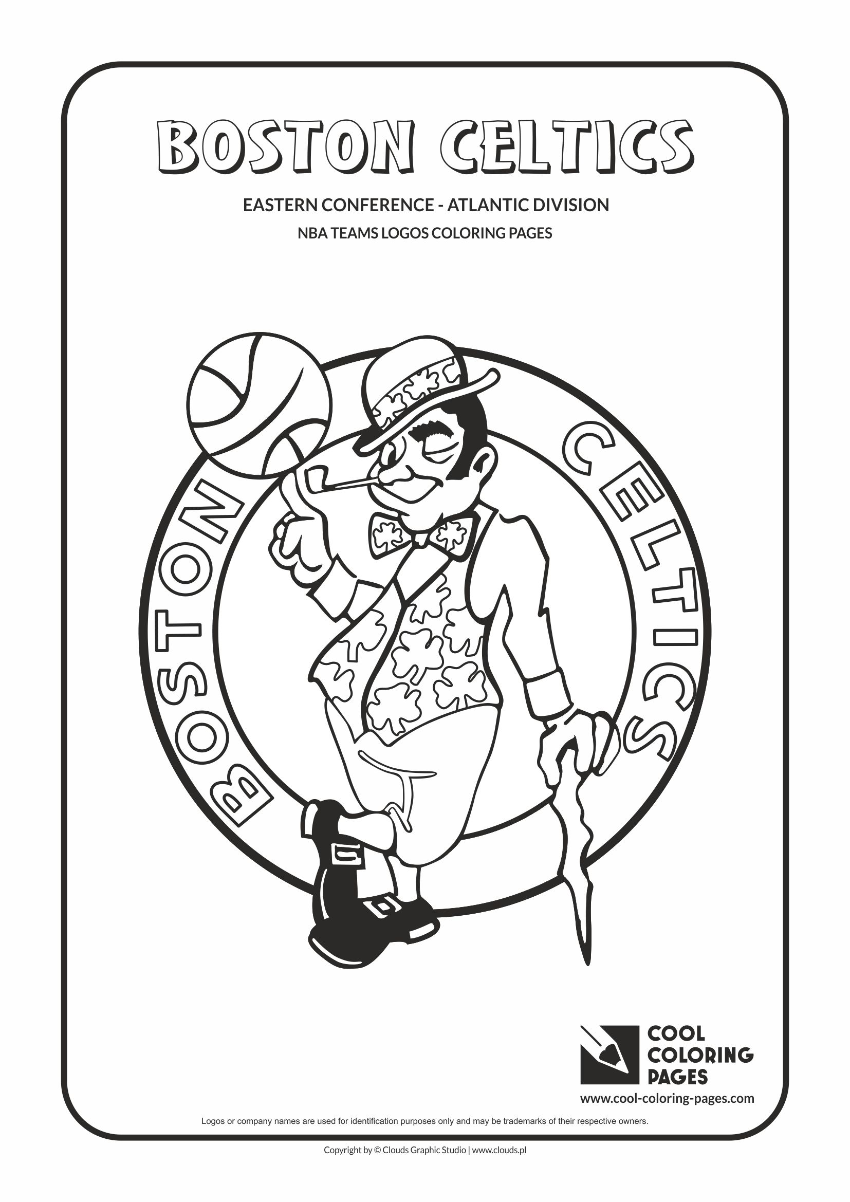 Cool Coloring Pages Boston Celtics - NBA basketball teams logos coloring  pages - Cool Coloring Pages | Free educational coloring pages and  activities for kids