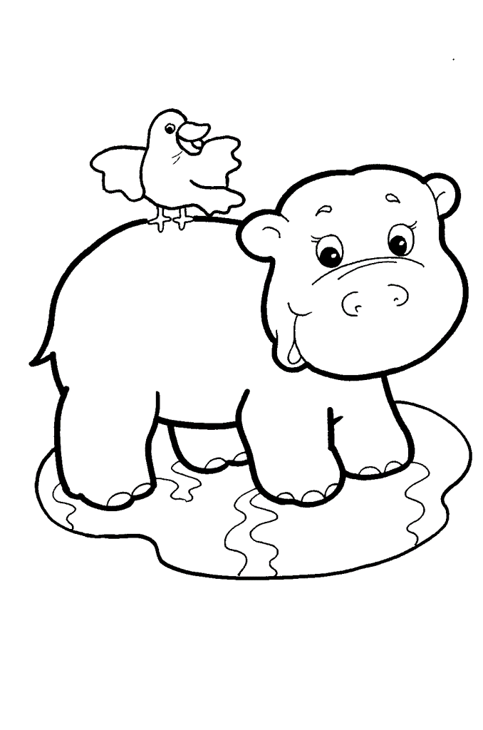 Cute Zoo Animal Coloring Pages   Coloring Home
