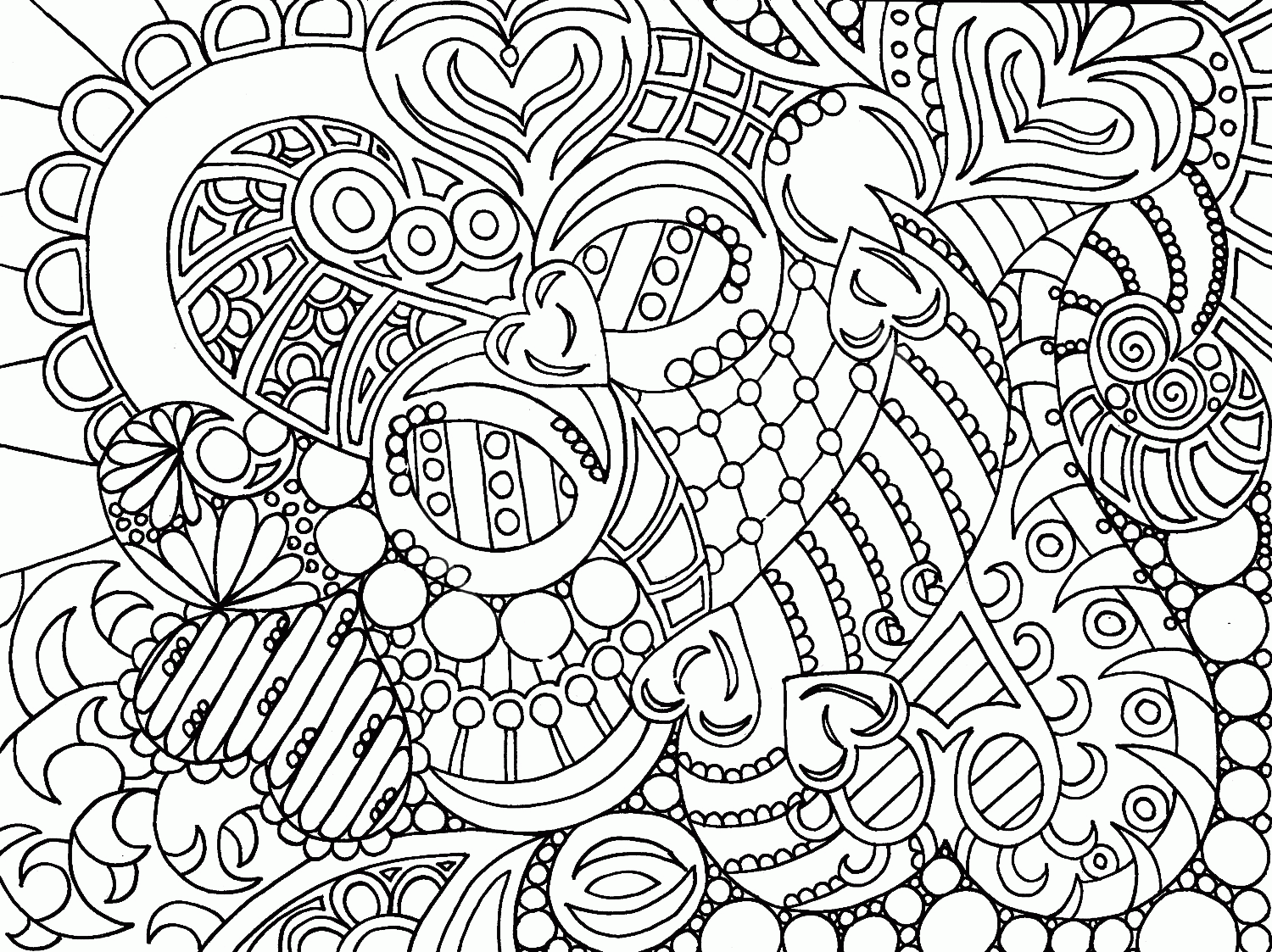 Hard Coloring Pages Pdf Difficult Coloring Pages Difficult ...