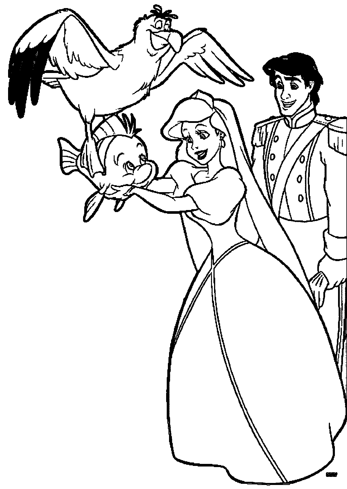 The Swan Princess Coloring Page - Coloring Home