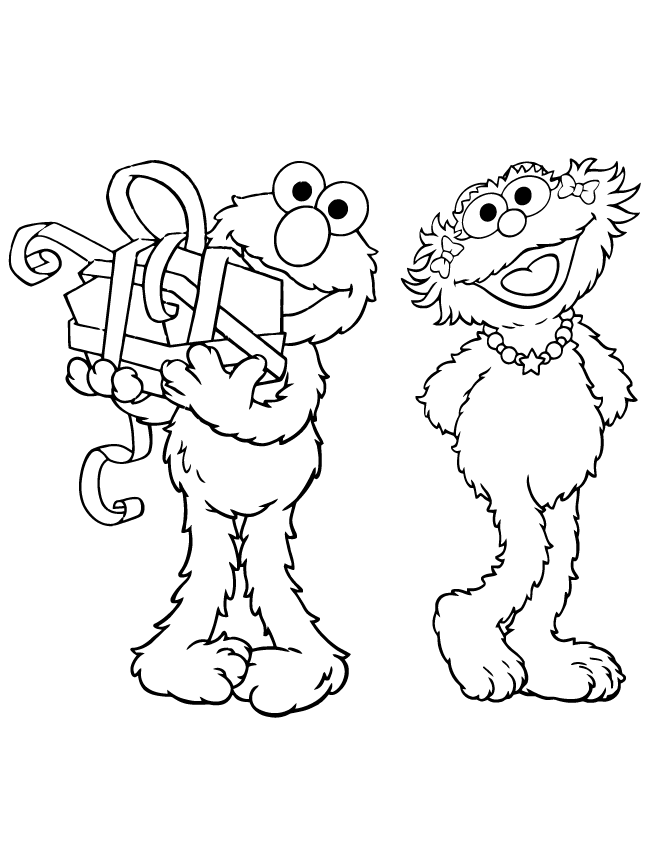 Baby Sesame Street Coloring Pages Home Elmo Face Page Hm