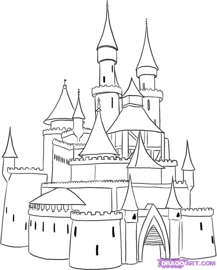 Free Castle Coloring Pages - Sassy Dealz