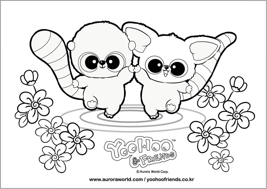 Yoohoo And Friends Coloring Pages Coloring Home