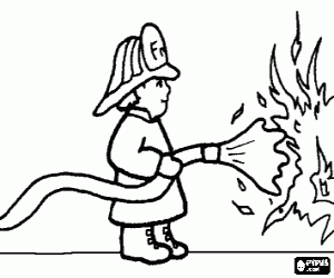 Fire Hose Coloring Page | Coloring pages, Free coloring pages, Free  printable coloring pages